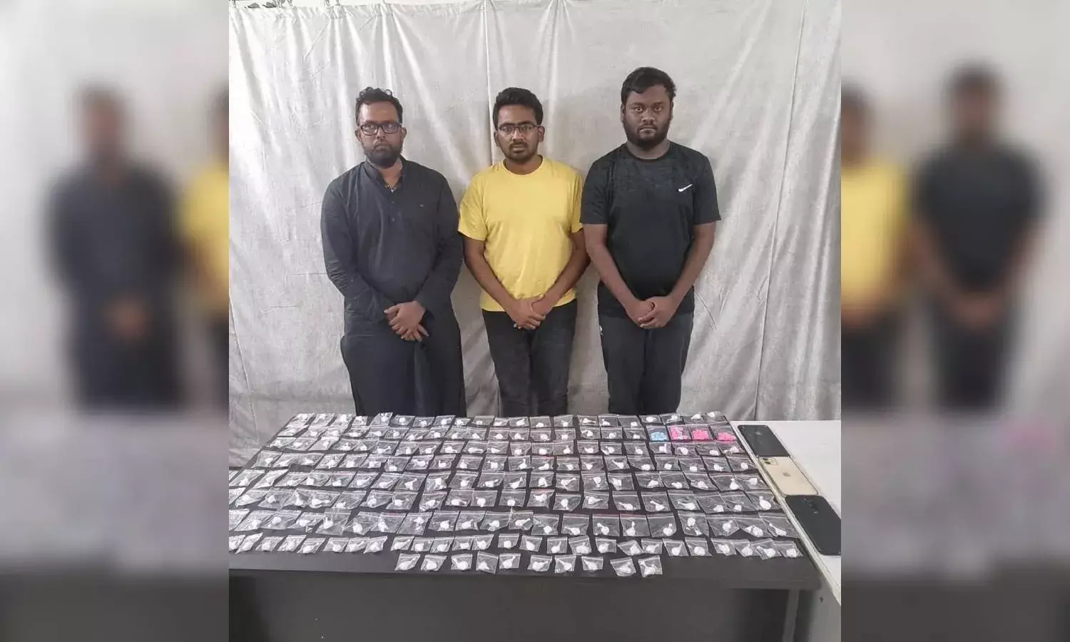 Biggest cocaine haul in TS: Cyberabad cops seize 183gms of drug worth Rs. 25L