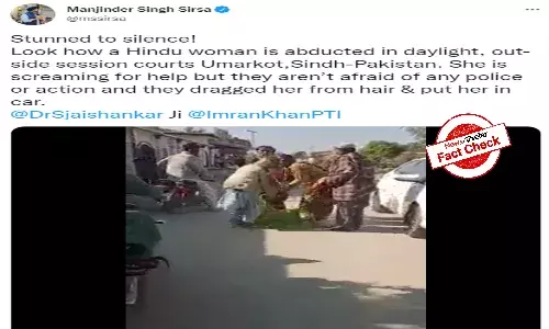 Fact Check: Woman in viral video is victim of domestic violence, communal angle ruled-out