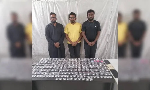 Biggest cocaine haul in TS: Cyberabad cops seize 183gms of drug worth Rs. 25L