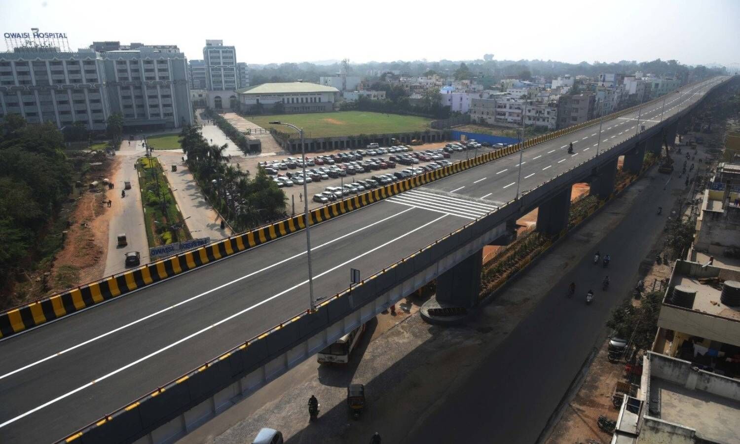 1.36-km flyover at Owaisi junction in Old City ready for inauguration