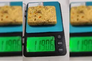 Gold worth Rs. 59.23L concealed in rectum seized from passenger at RGIA Gold worth Rs. 59.23L concealed in rectum seized from passenger at RGIA
