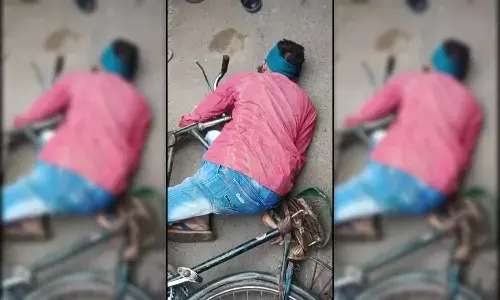Man dies after speeding lorry runs over his bicycle in Adilabad