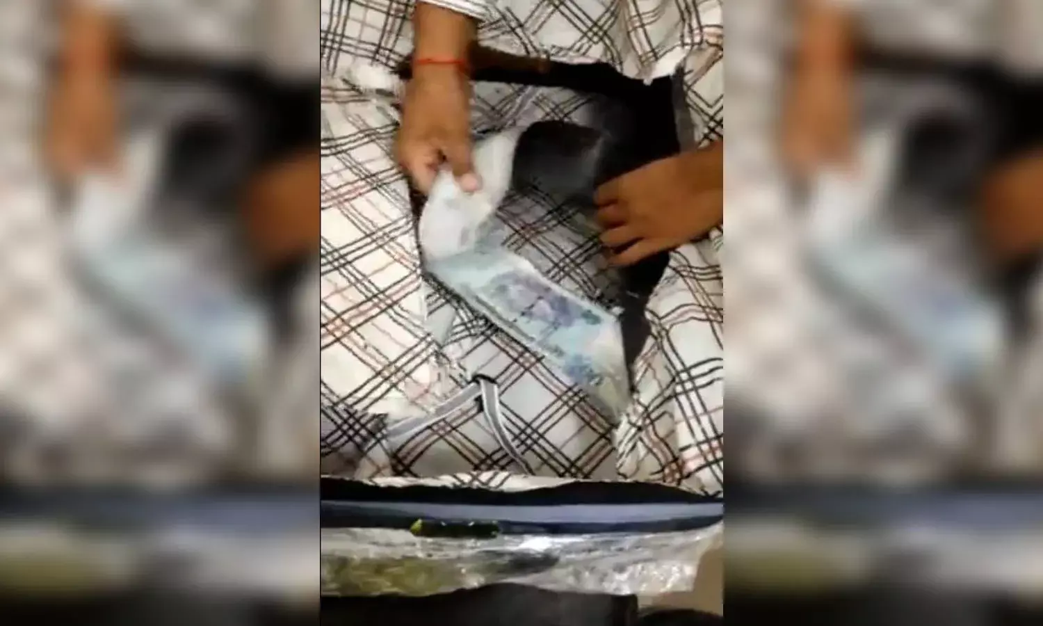 Passenger caught with Rs. 34L Saudi Riyals at RGIA