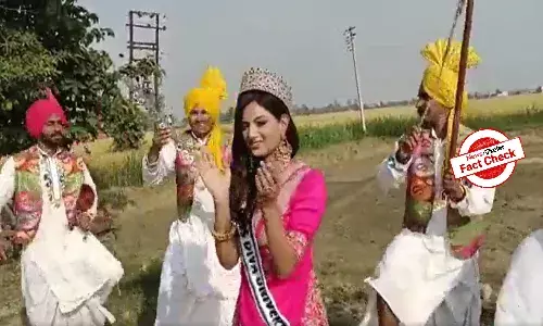 Fact Check: Old video of Harnaaz Sandhu dancing passed off as recent celebrations after winning Miss Universe 2021