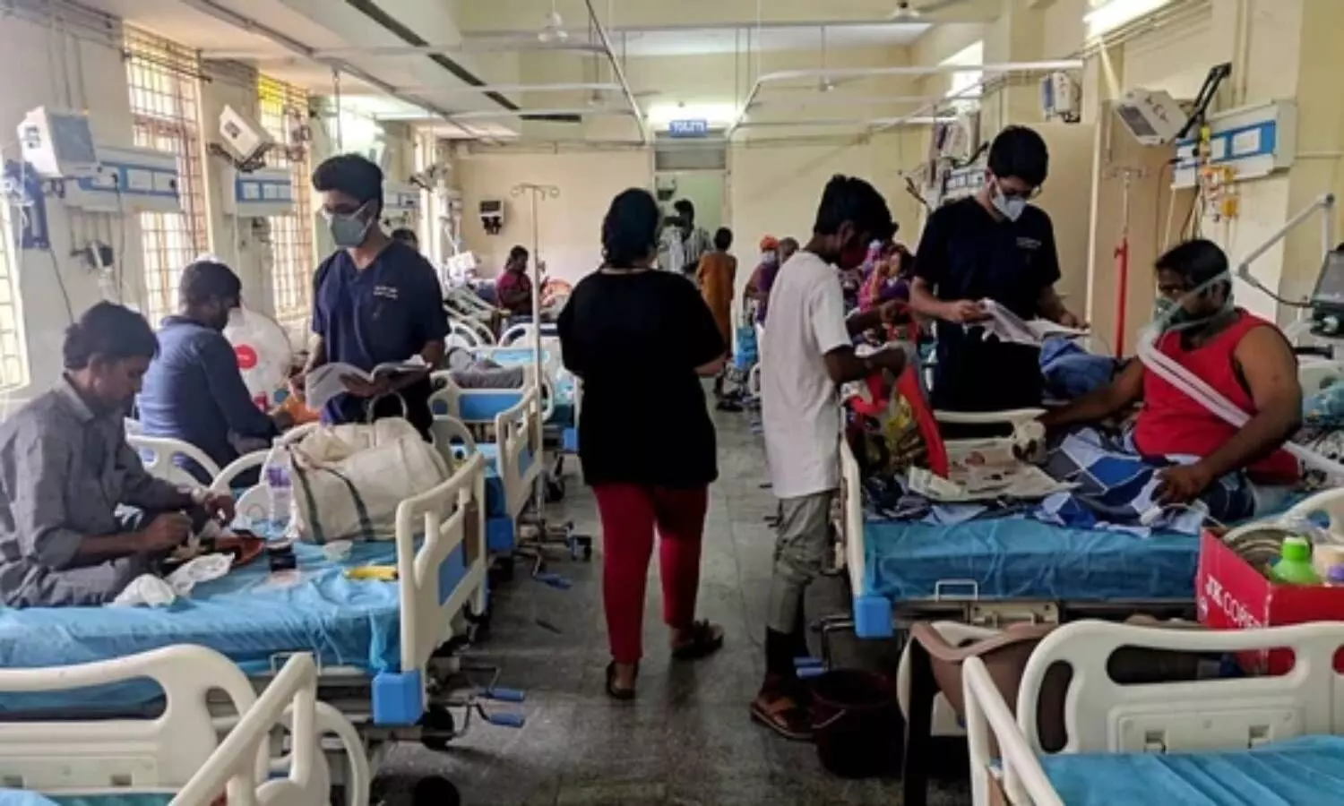 Covid surge: 123 docs of Gandhi Medical College, Osmania hospital test positive