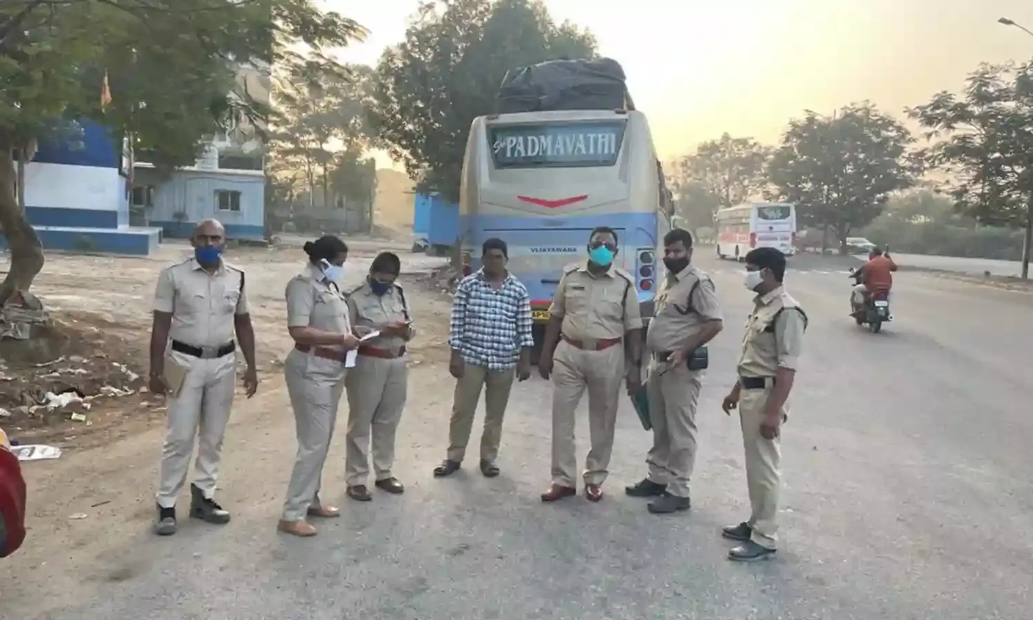 AP conducts drive to check violations by private buses during Sankranti