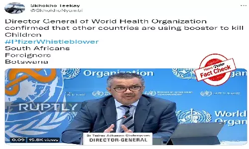 World Health Organization DG didnt say vaccines kill children
