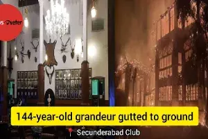 144-year-old iconic Secunderabad Club gutted down in fire 144-year-old iconic Secunderabad Club gutted down in fire