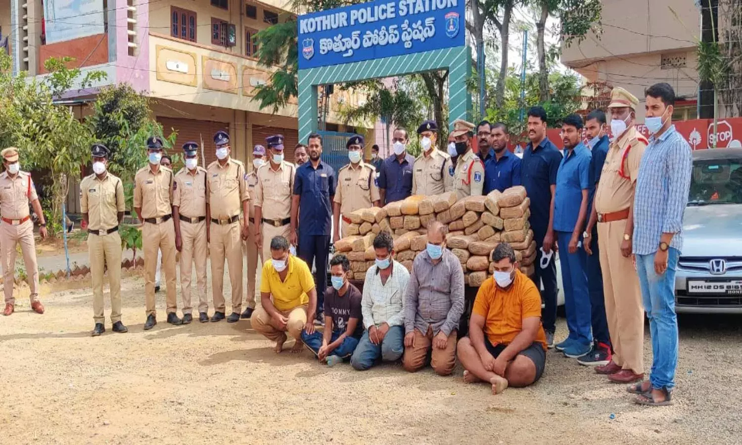 Cyberabad police seize 214 kg ganja, arrest 5 persons
