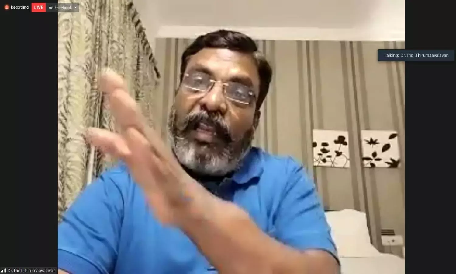 BJP will transform India into Hindu Rashtra: Thol Thirumavalavan