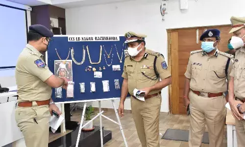 Professional temple theft offenders arrested in LB Nagar; property worth Rs.19.4L seized