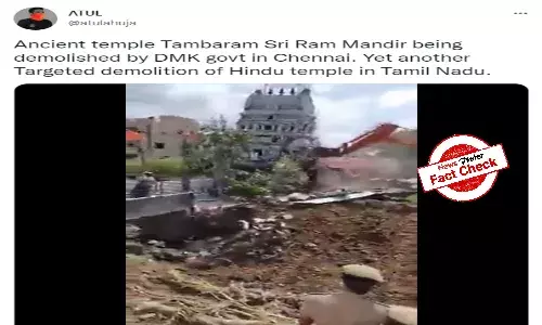 Not only temple, church too was demolished in anti-encroachment drive in TN