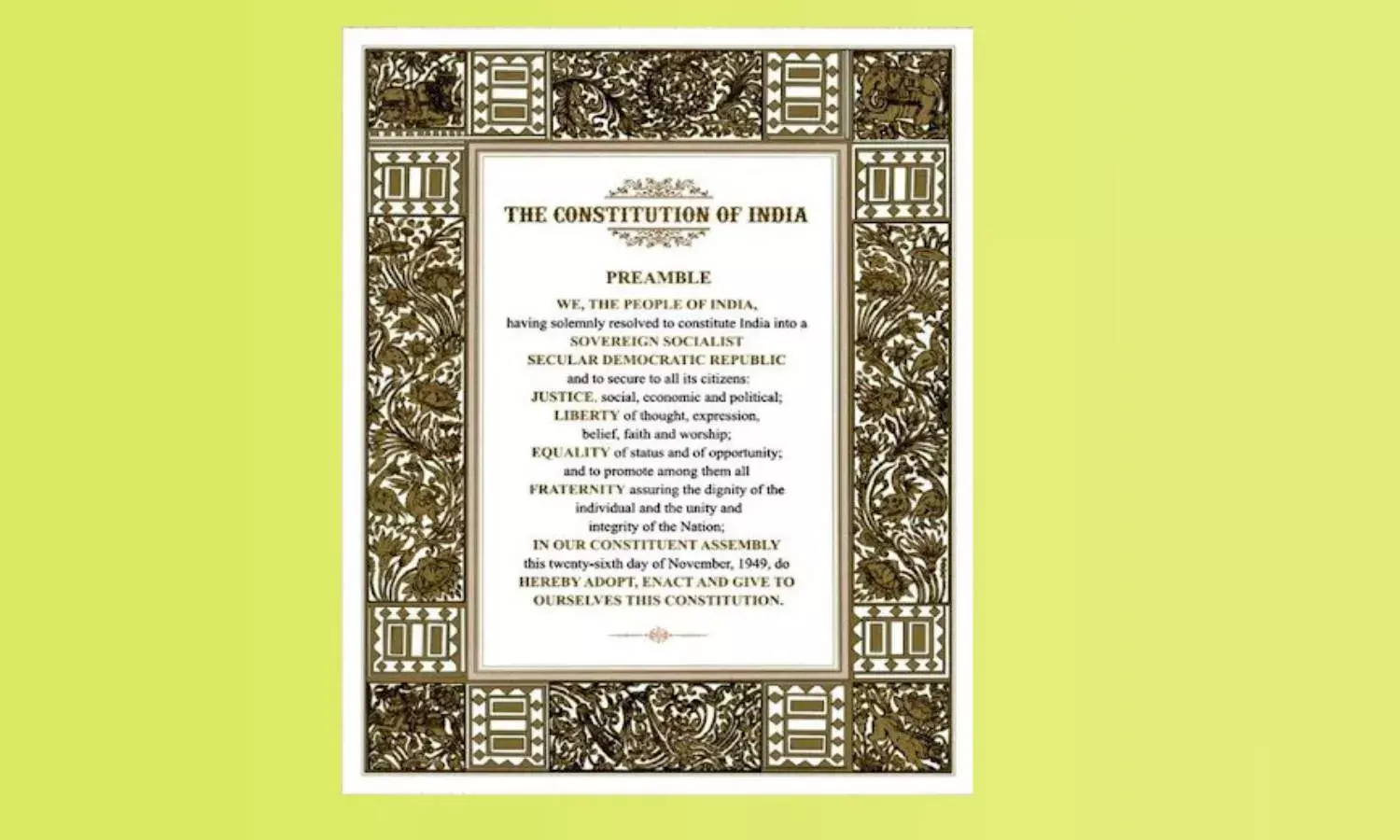 The State fails to perform Constitutional duties: What can Republic Do?