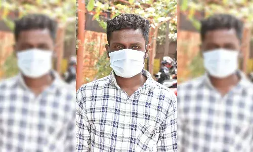 Burglary at Saroornagar MeeSeva center, Guntur man held with Rs.1.1L
