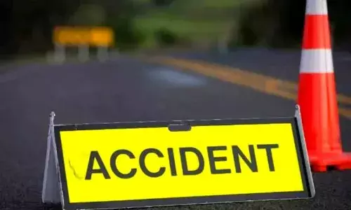 Man killed, son injured after speedy car hit two-wheeler on Prakasam Barrage