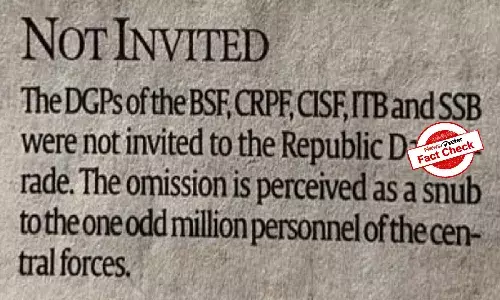 CAPF chiefs were invited to R-Day parade; viral claims are false