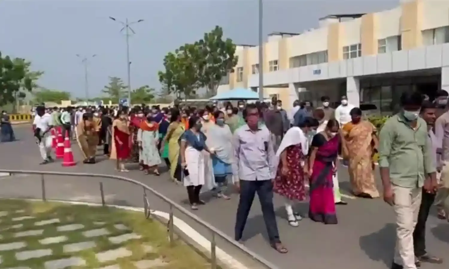 Pen down, App down: AP Sachivalayam staff protest govt order on new pay scales