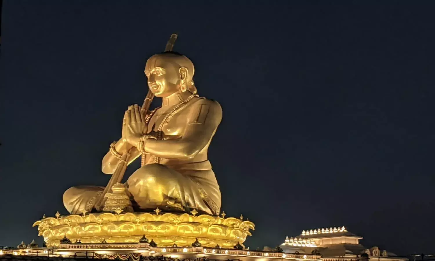 Bharat Mata ki Jai, Mera Bhagyanagar Mahaan echo at Statue of Equality