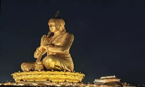 Bharat Mata ki Jai, Mera Bhagyanagar Mahaan echo at Statue of Equality