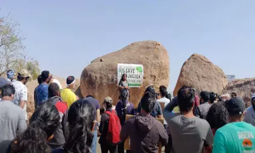 `Stop vandalizing natural heritage: Declare Khajaguda cave as reserve forest, civil society petitions KTR