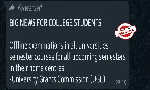 Fact Check: Students, dont worry! UGC has not issued any circular related to offline examinations
