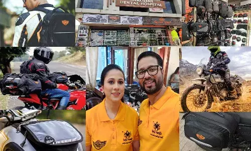 Guardian Gear: Motorcycling enthusiast Secunderabad Couple turn passion into business, impress Shark Tank India