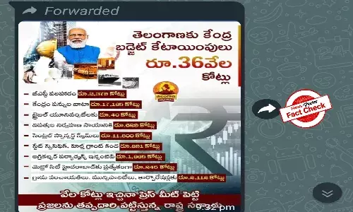 Has Centre earmarked Rs 36k crore for TS in union budget?