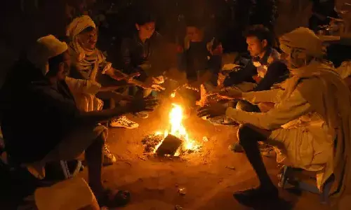 Feel Kashmir in Telangana: Temperatures drop below 10 °C;  Arli coldest