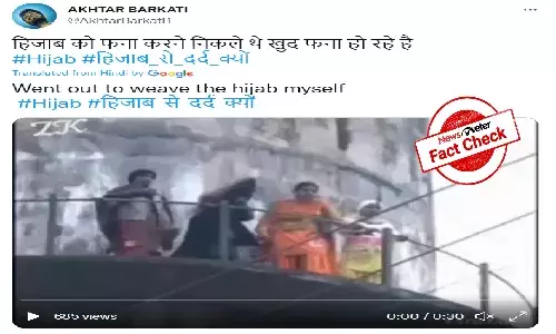 Old video of teachers protesting in Punjab falsely linked to Hijab row