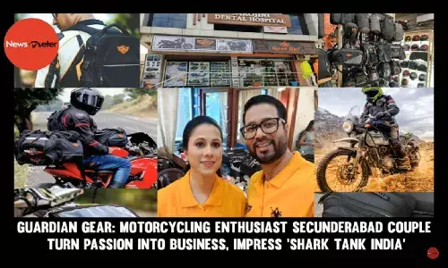 Motorcycling enthusiast Secunderabad Couple turn passion into business, impress Shark Tank India