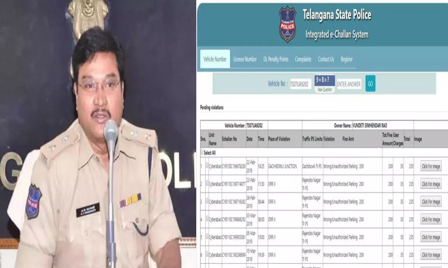Rs 600 Cr Unpaid challans: Hyderabad Jt CP Ranganath says mulling discount in fines