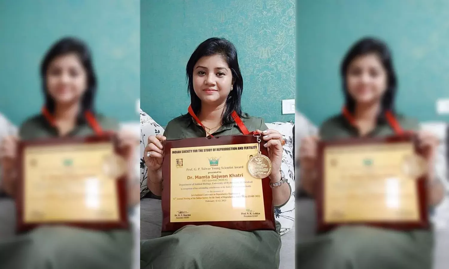 UoH scientist awarded Prof. GP Talwar Young Scientist Award 2022