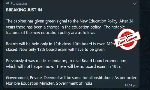 Attention students: Class X exam is on course, viral message is fake