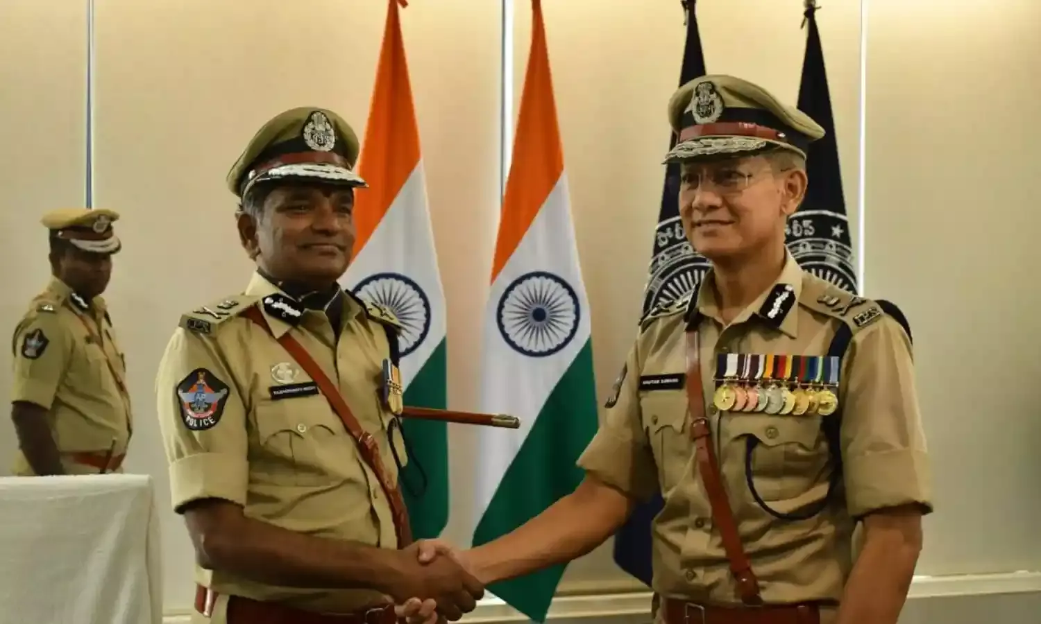 Kasi Reddy VRN Reddy takes charge as new AP DGP
