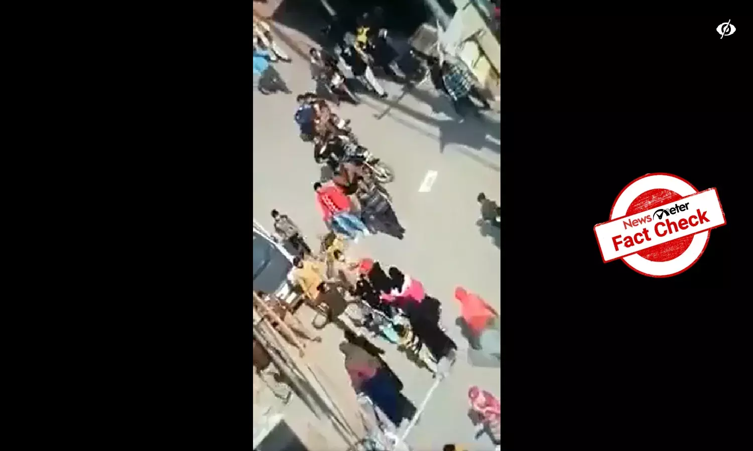 FACT CHECK:  Video of police lathi-charging burqa-clad women is from UP, not Karnataka