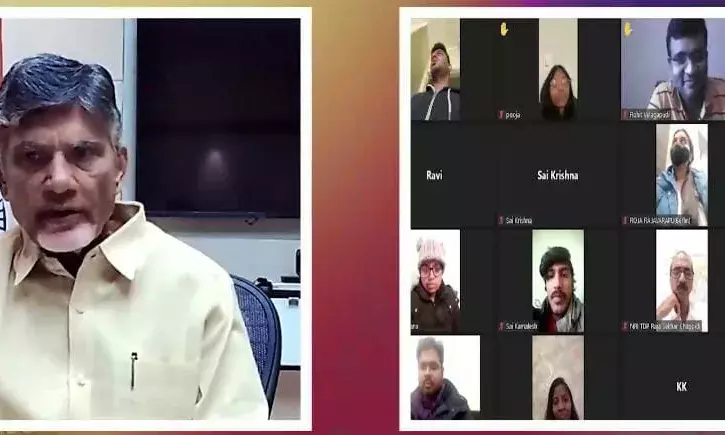 Naidu holds conference with AP students stranded in Ukraine, assures help