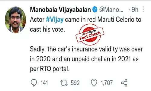 Thalapathy Vijay is not insurance defaulter, viral claims are false
