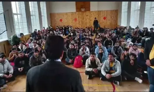 We spent whole night in underground metro station: TS, AP students in Ukraine long to return home