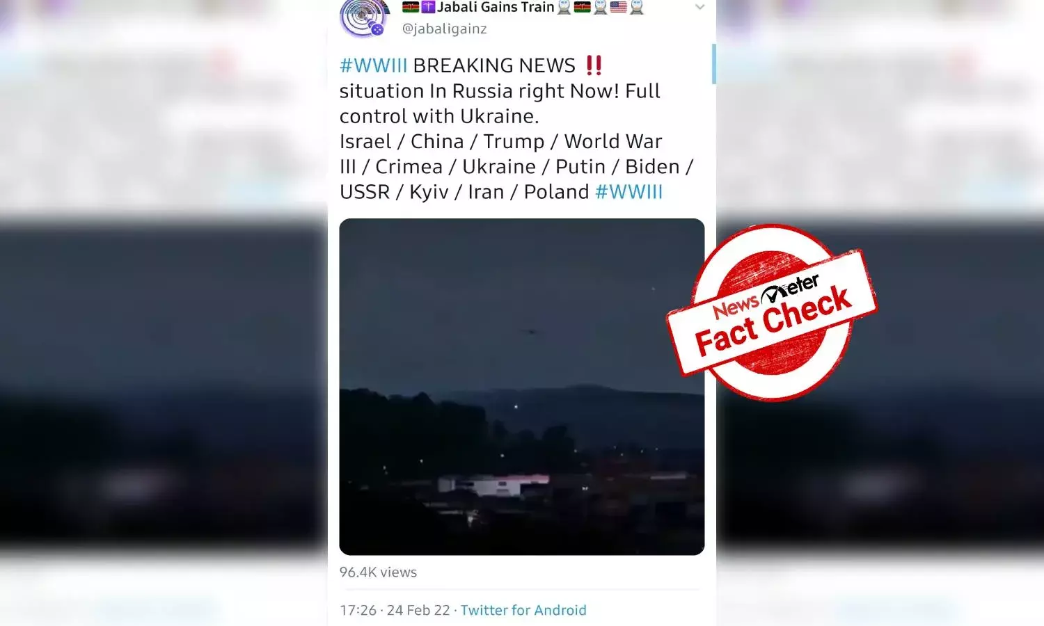 Fact Check: Video game footage shared as war scenes from Ukraine
