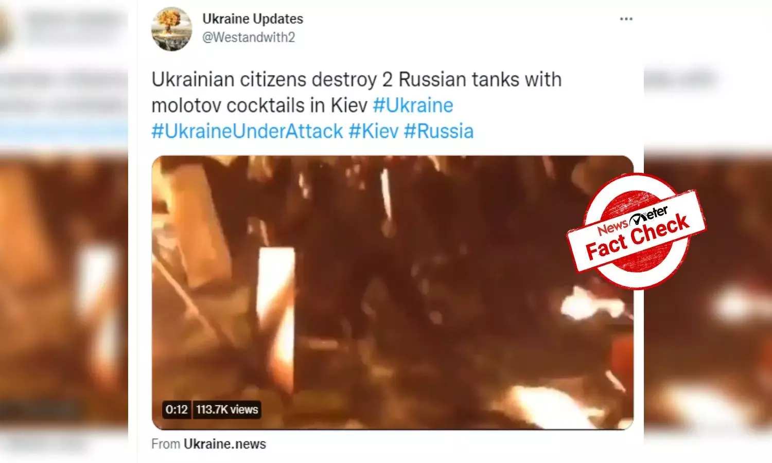Fact Check: Videos, photos from 2014 anti-government protest in Ukraine falsely linked to ongoing Russia-Ukraine conflict