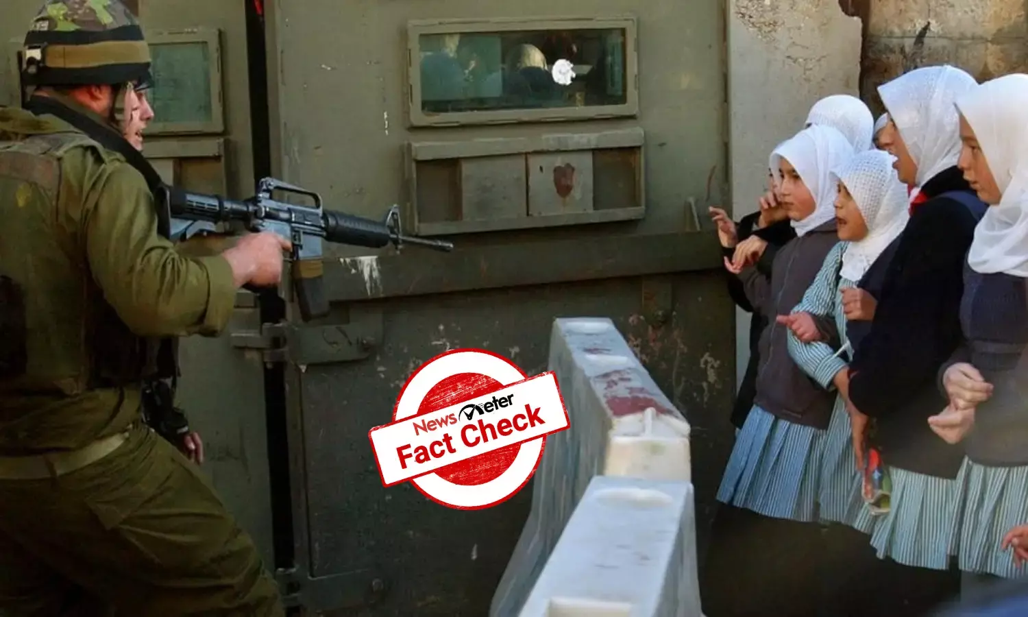 Fact Check: Did Russian soldiers hold Ukrainian girls at gunpoint?