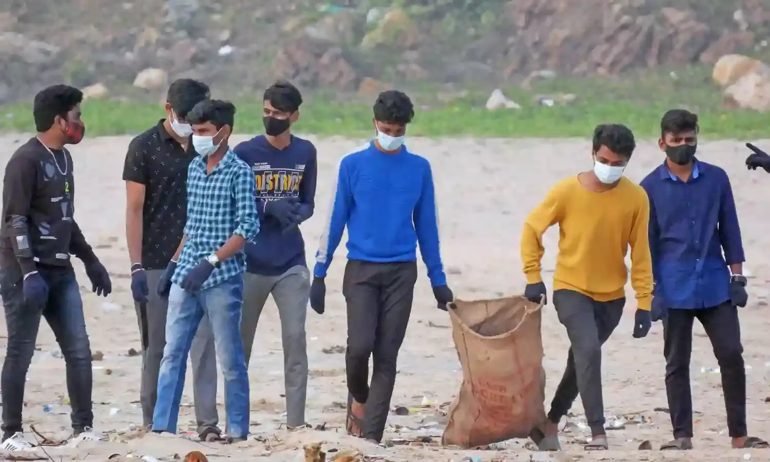 Photos: Vizags Indira Gandhi Zoological Park holds coastal clean-up