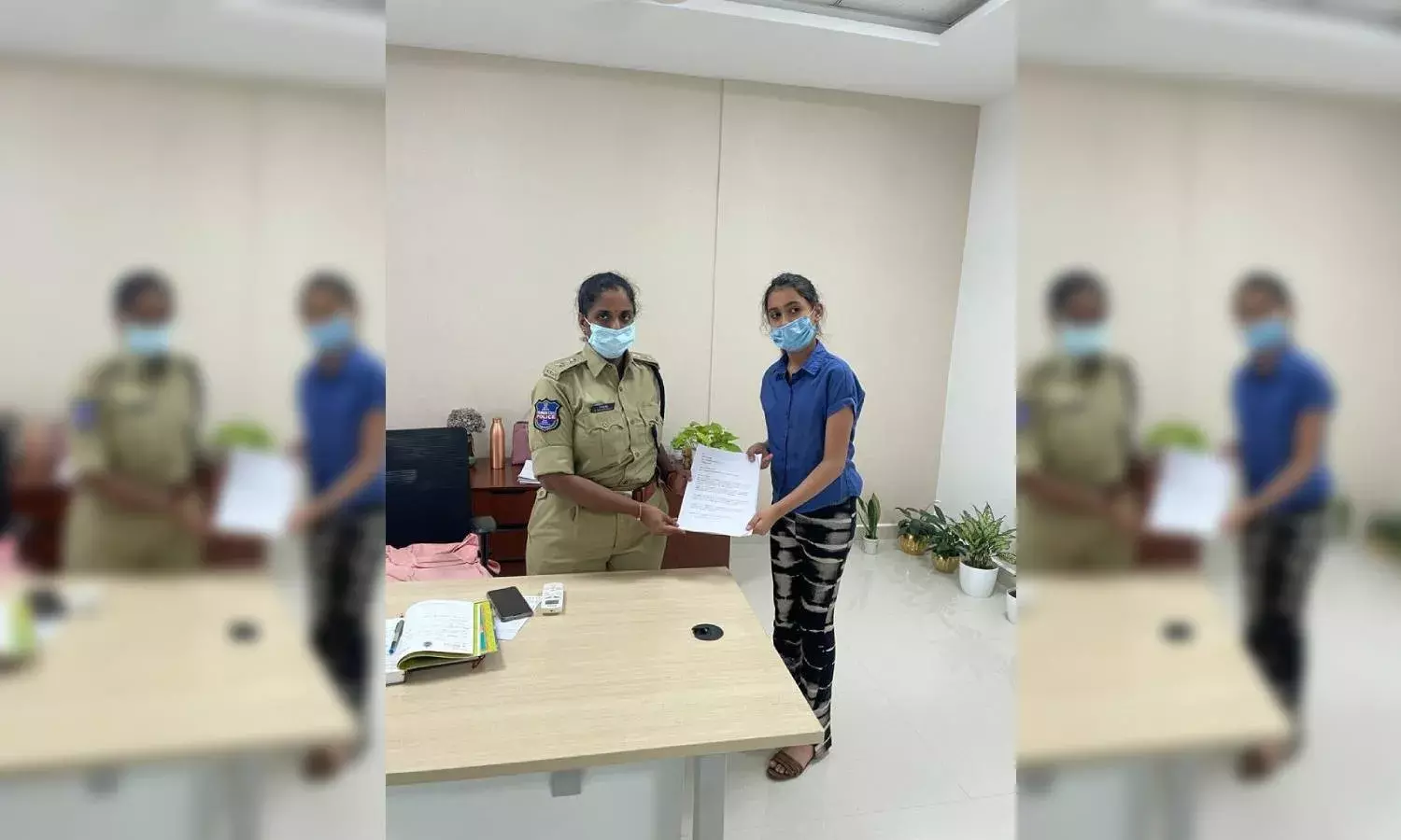 11YO girl requests Madhapur DCP to book FIR against GHMC for dereliction of duty