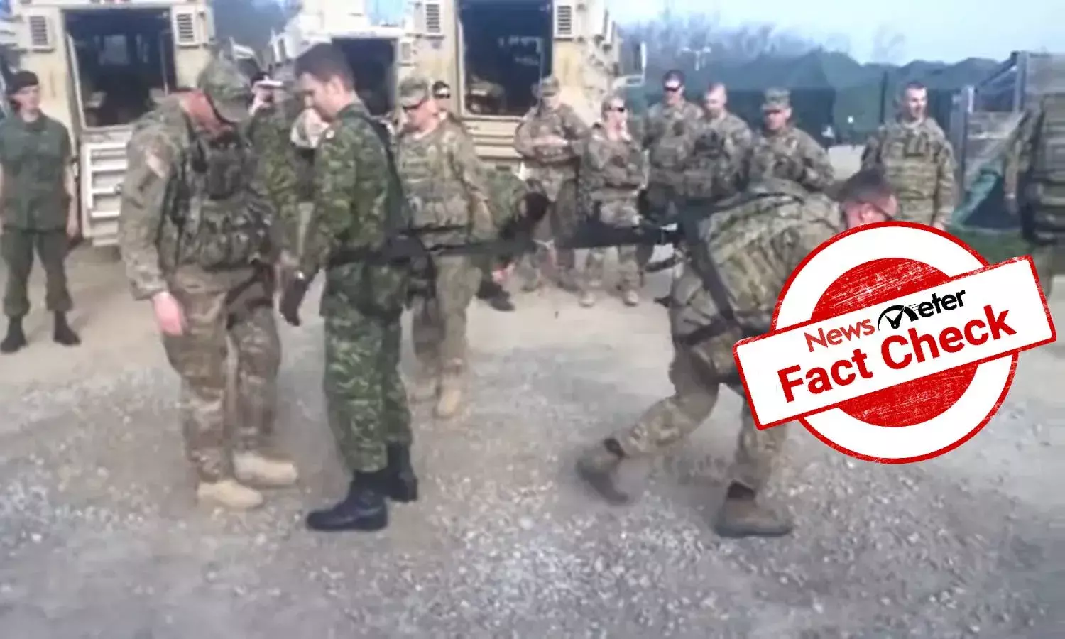 Fact Check: No, this video doesnt show tug of war between Russian, Ukrainian soldier
