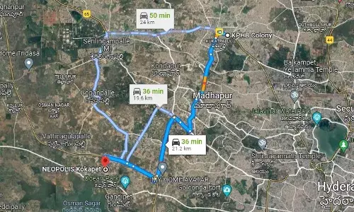 Elevated Bus Rapid Transit System to be launched from KPHB metro to Kokapet Neopolis