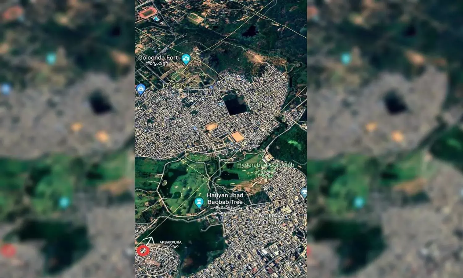 Shah Hatim Talab: Once a mirror for Golconda Fort but now choked by garbage