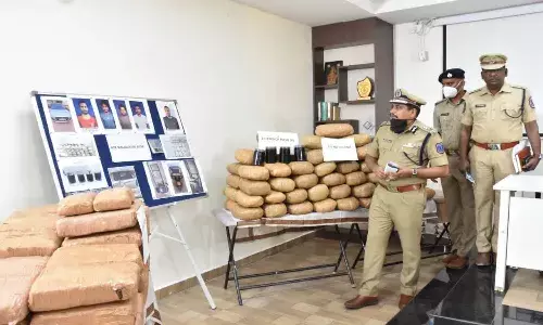 Rachakonda police bust 2 drug rackets, seize 222 kg ganja