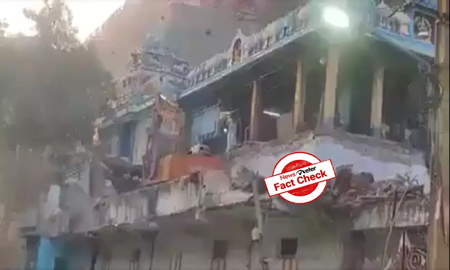 Old video of demolition drive shared with communal overtones