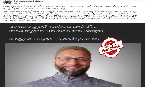 UP poll: AIMIM polled 4.50L votes, not 22 lakh