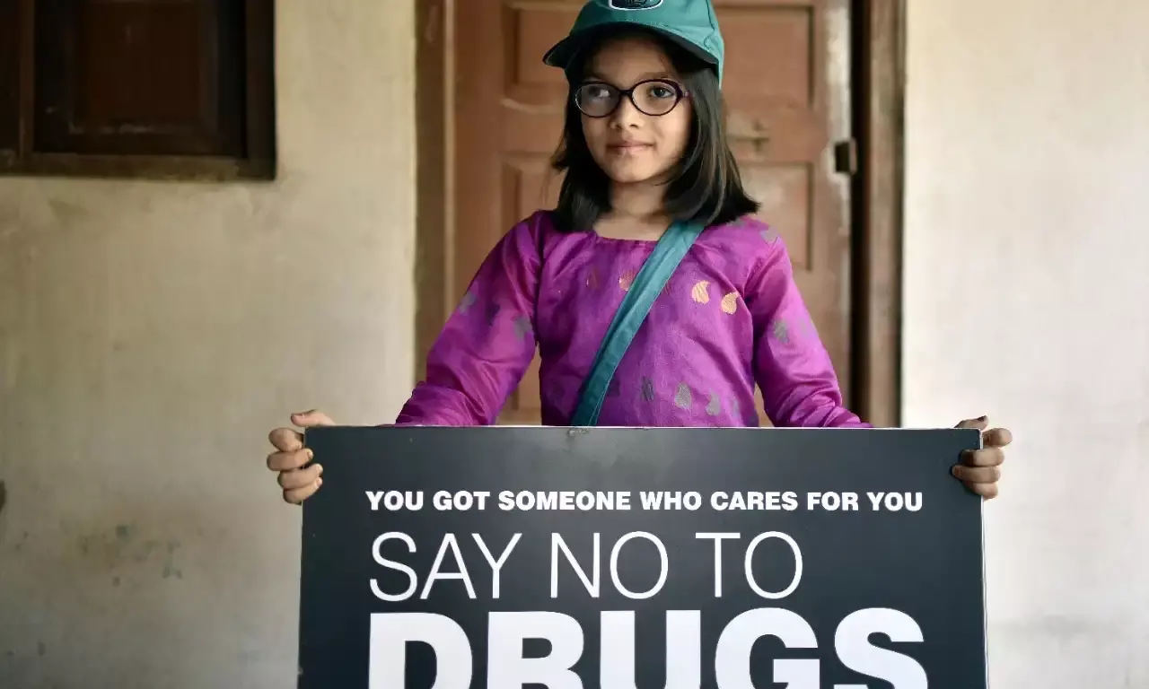 Meet 11YO Taniya Begum from Hyderabad who dreams of making India drug-free